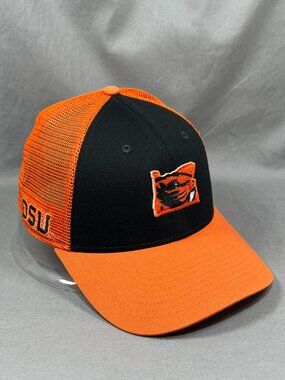 Oregon State Beavers TOW NCAA Snapback Hat Orange Trucker Mesh Adjustable Mens